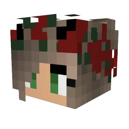kimberly10522 Minecraft avatar head, 3D render