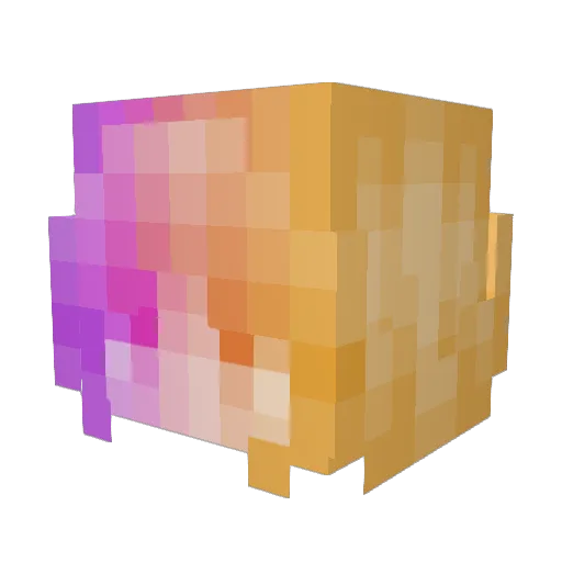 kimbob_ Minecraft avatar head, 3D render