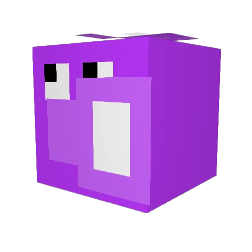 kimchairman Minecraft avatar head, 3D render