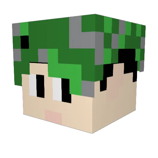 kimchangseok Minecraft avatar head, 3D render
