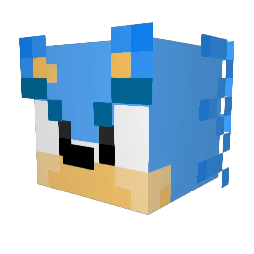 kimchiem Minecraft avatar head, 3D render