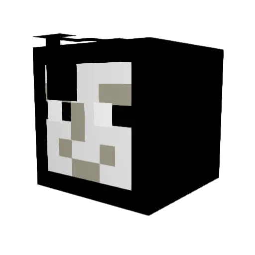 kimchoonjang Minecraft avatar head, 3D render