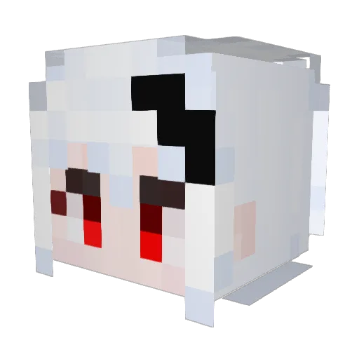 kimciel_ Minecraft avatar head, 3D render