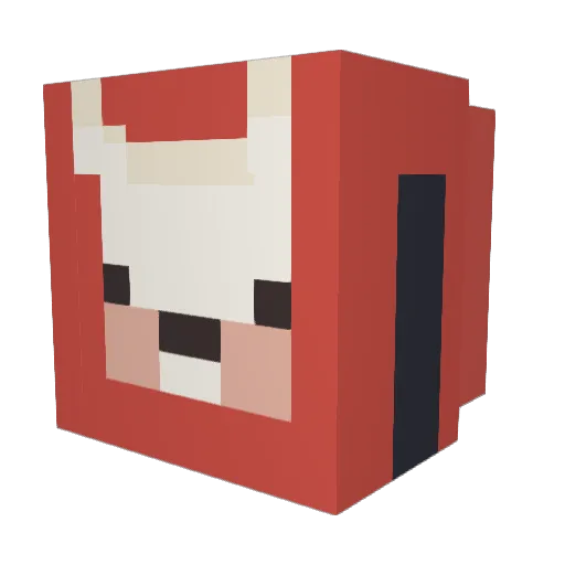 kimcrystal224 Minecraft avatar head, 3D render