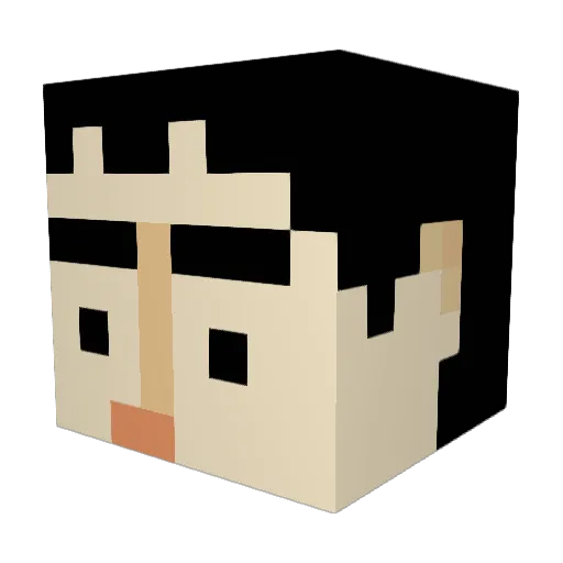 kimdj0811 Minecraft avatar head, 3D render