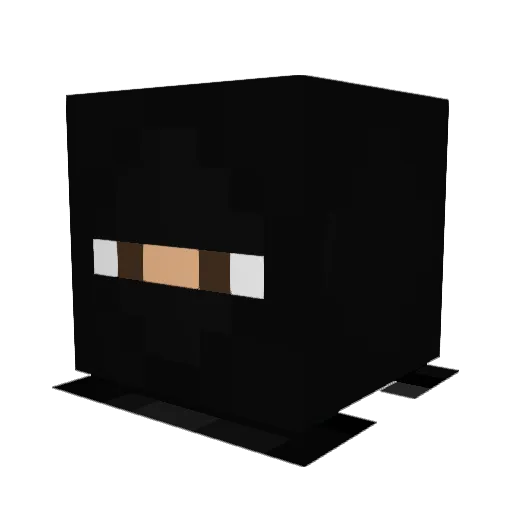 kimedward Minecraft avatar head, 3D render