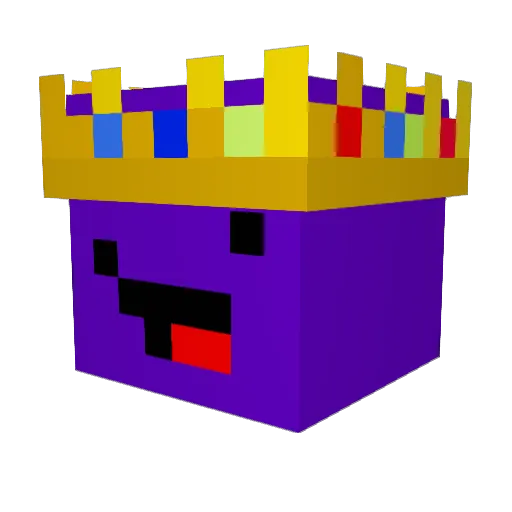kimgc Minecraft avatar head, 3D render