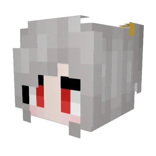 kimgoo123 Minecraft avatar head, 3D render