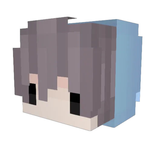 kimhyoreapig Minecraft avatar head, 3D render