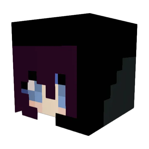 kimi0401 Minecraft avatar head, 3D render