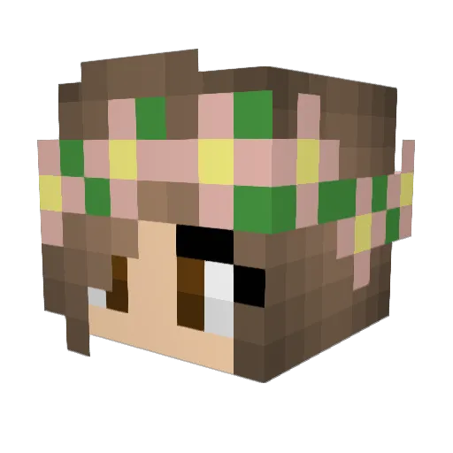 kimi_mitey Minecraft avatar head, 3D render