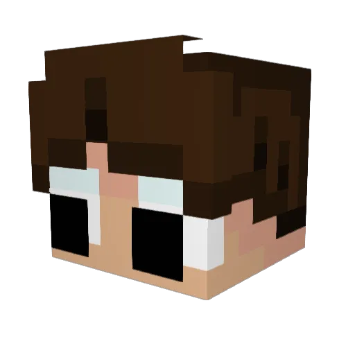 kimifumz Minecraft avatar head, 3D render