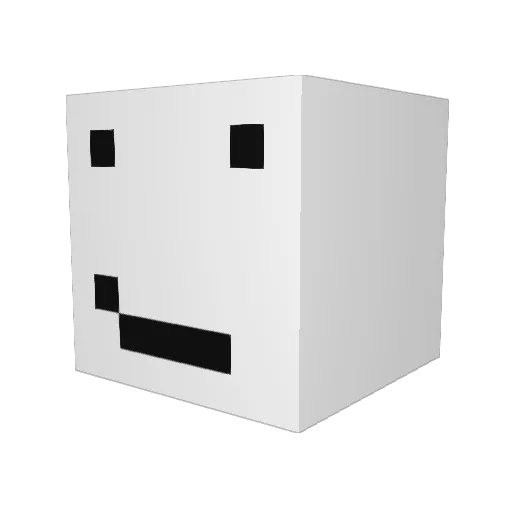 kiminee773 Minecraft avatar head, 3D render
