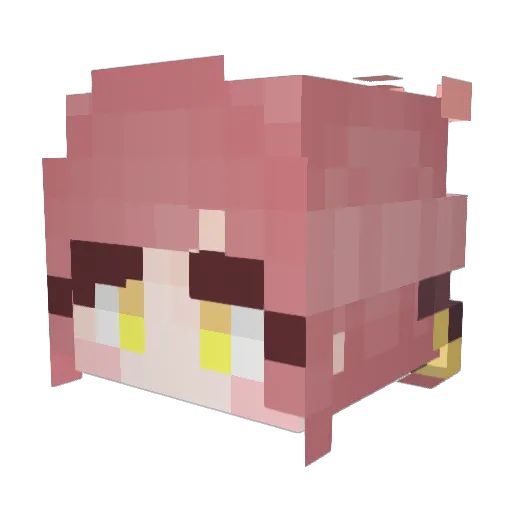 kimjihan8309 Minecraft avatar head, 3D render