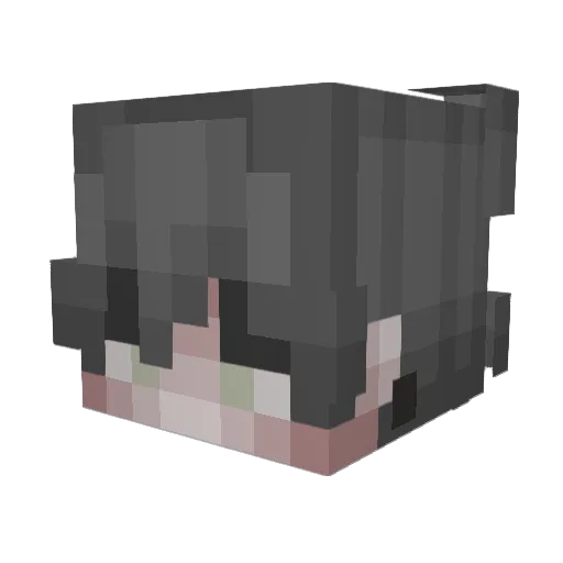 kimjiho21 Minecraft avatar head, 3D render