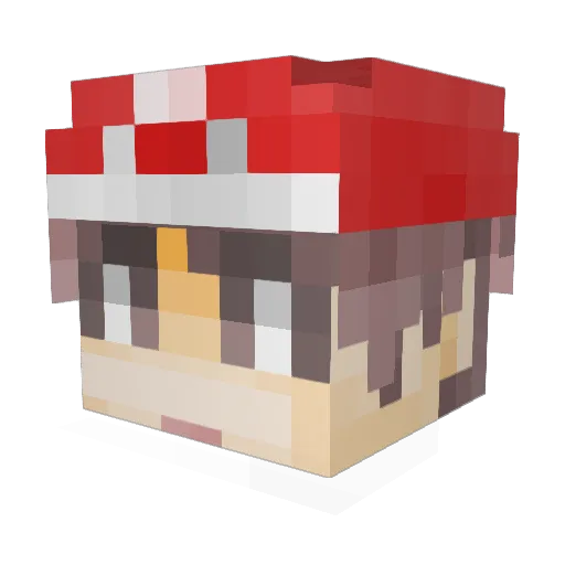 kimjiih08 Minecraft avatar head, 3D render