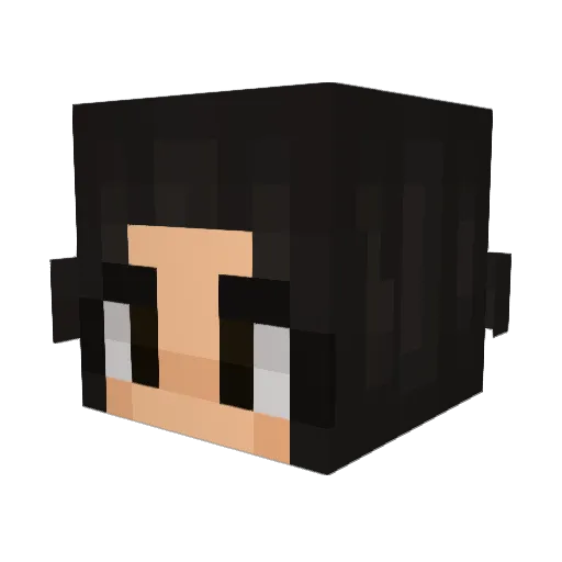 kimjisooya Minecraft avatar head, 3D render