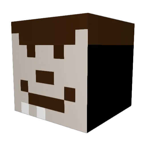 kimjongun6 Minecraft avatar head, 3D render