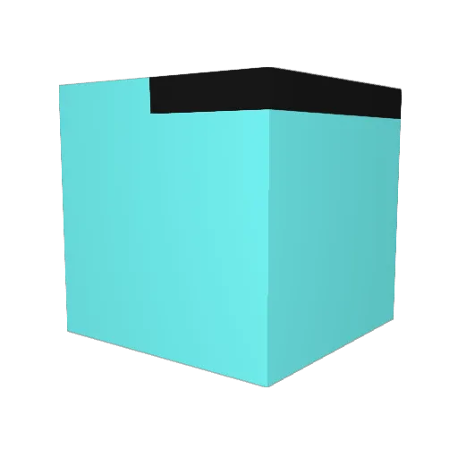 kimkoen Minecraft avatar head, 3D render