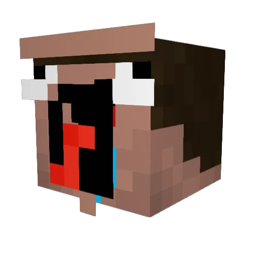 kimmer420 Minecraft avatar head, 3D render