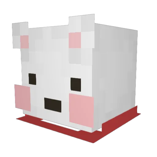kimmi__ Minecraft avatar head, 3D render