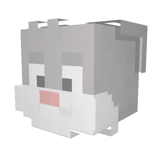 kimmiji63 Minecraft avatar head, 3D render
