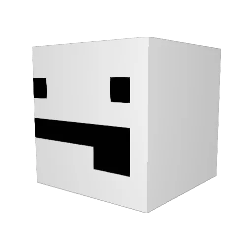 kimminjjai Minecraft avatar head, 3D render