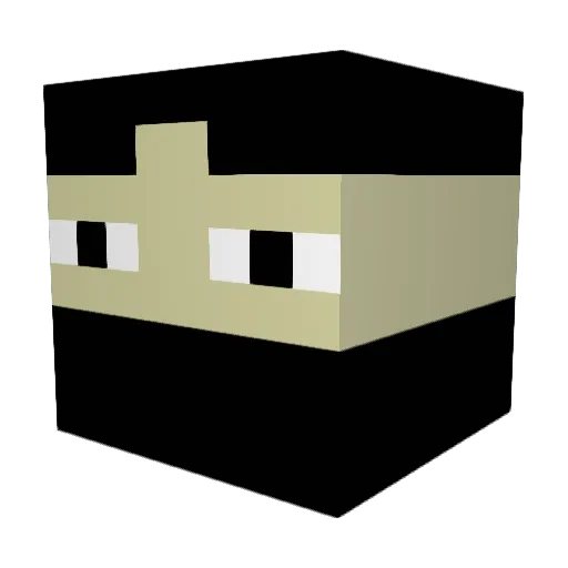 kimmy666 Minecraft avatar head, 3D render