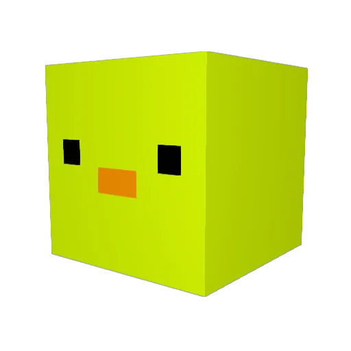 kimo12 Minecraft avatar head, 3D render