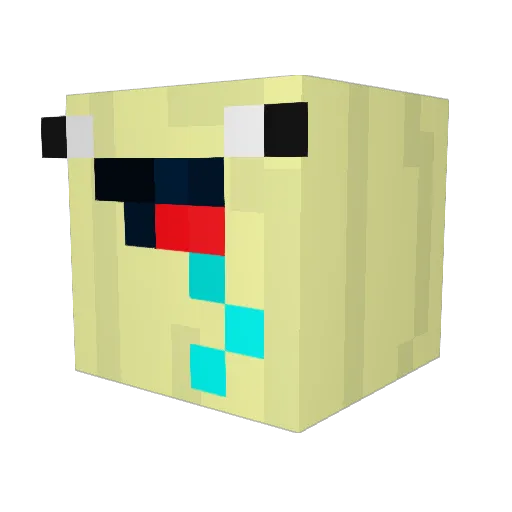 kimochi655 Minecraft avatar head, 3D render