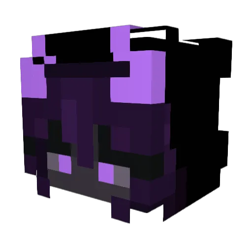 kimohaze Minecraft avatar head, 3D render