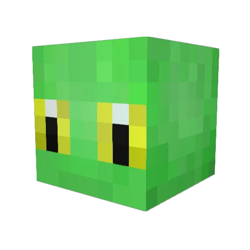 kimori0301 Minecraft avatar head, 3D render