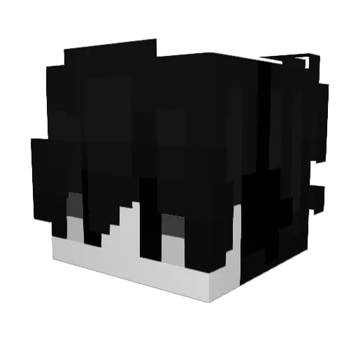 kimoura_ Minecraft avatar head, 3D render