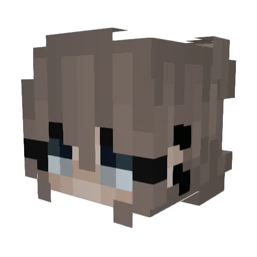 kimpan75 Minecraft avatar head, 3D render