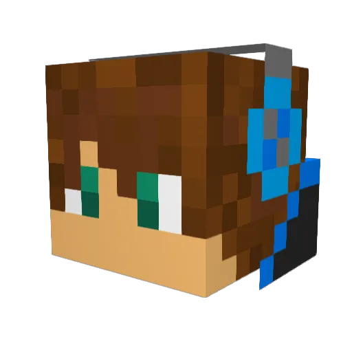 kimpie06 Minecraft avatar head, 3D render