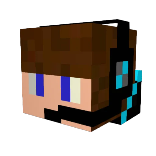 kimrona99 Minecraft avatar head, 3D render
