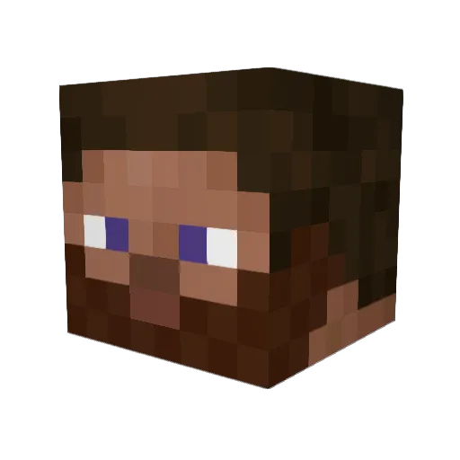 kims_hit Minecraft avatar head, 3D render