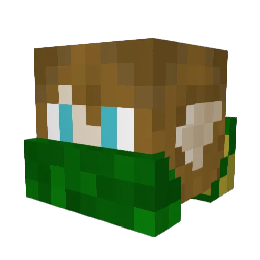 kimsnightmare Minecraft avatar head, 3D render