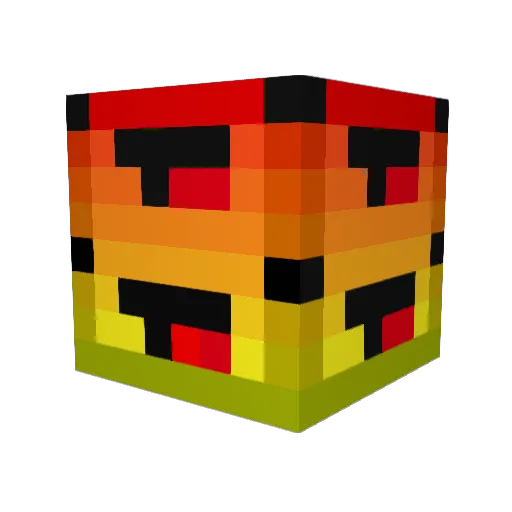 kimtaeco Minecraft avatar head, 3D render