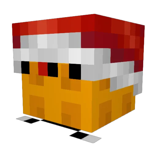 kimty07 Minecraft avatar head, 3D render