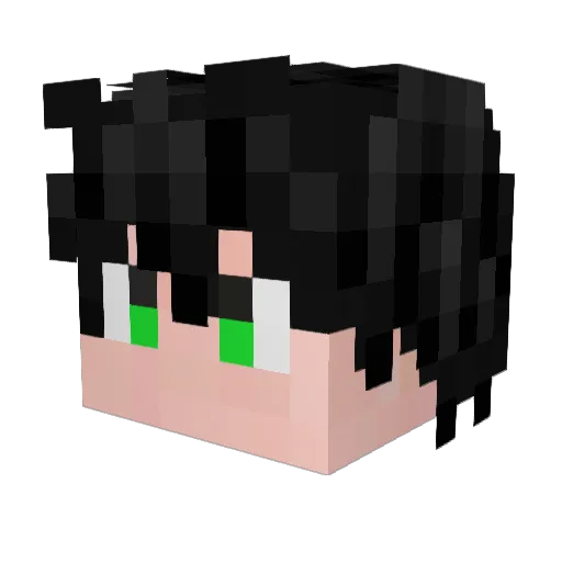 kimuti_kimuti Minecraft avatar head, 3D render