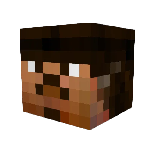 kimwo1995 Minecraft avatar head, 3D render