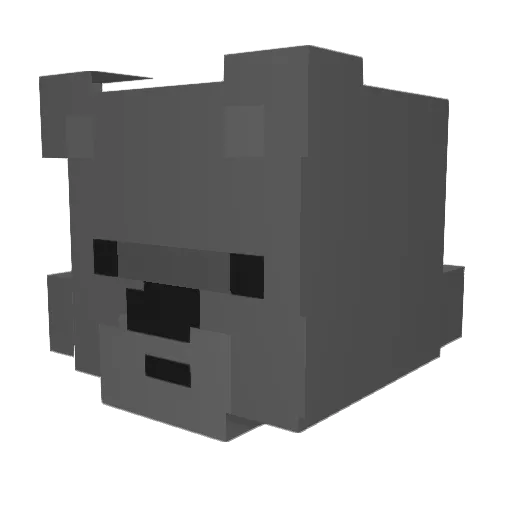 kimyoung72 Minecraft avatar head, 3D render
