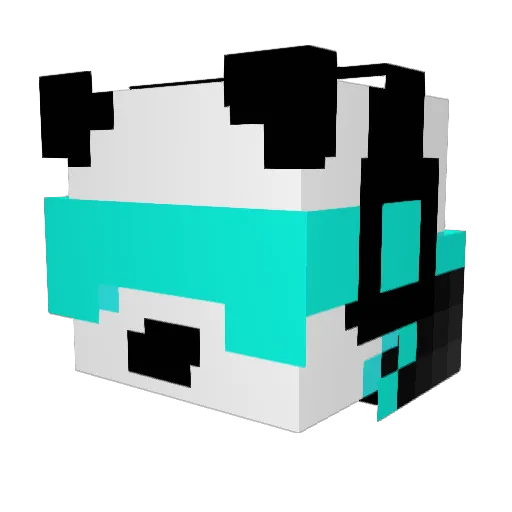 kimyoungho Minecraft avatar head, 3D render