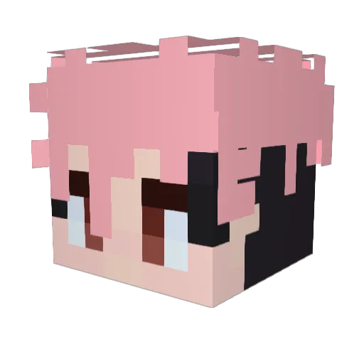 kimzo_yt Minecraft avatar head, 3D render