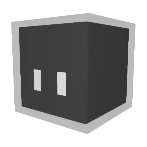 kimzz_ Minecraft avatar head, 3D render