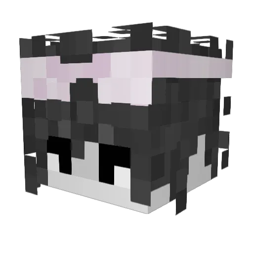 kin_not_here Minecraft avatar head, 3D render