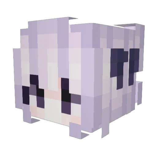 kinako0906 Minecraft avatar head, 3D render