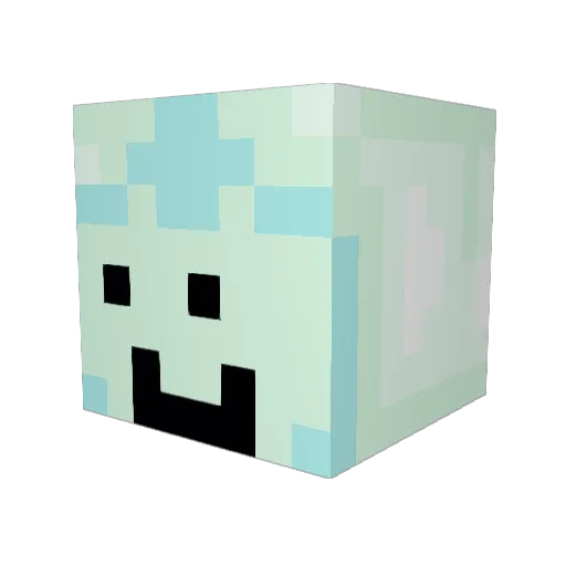 kinaox Minecraft avatar head, 3D render