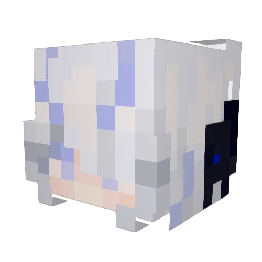 kind_eternity Minecraft avatar head, 3D render